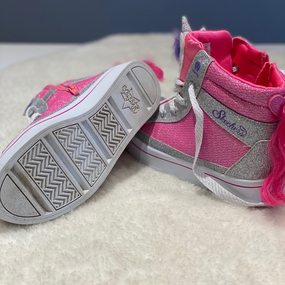 Skechers Twinkle Toes High-top Sneakers - Picture 2 of 6